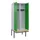 locker met bank,voor scheiding van kleding,HxBxD 2120x800x815mm,2vak