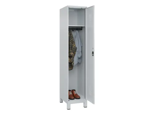 locker,HxBxD 1950x400x500mm,1vak,vak B 400mm,cil.-slot,voeten