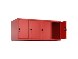 opzetkast,v. locker,4vak.,vak B 300mm,HxBxD 500x1200x500mm