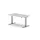 Elektrisch ihv bureau,HxBxD 650-1310x1400x800mm,blad lichtgrijs