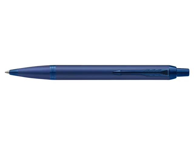 Balpen Parker IM Monochrome Blue Medium + blauwe inkt