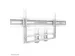 Neomounts AV2-500WH Videobar kit - 43-110 inch - max 10 kg - VESA 200x
