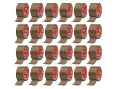 Verpakkingstape Tesa 64014 50mmx66m bruin PP Voordeelbundel