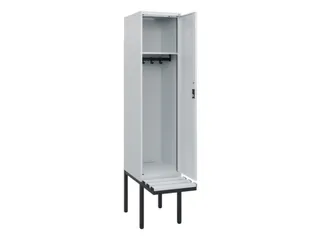 locker met bank,HxBxD 1950x400x815mm,1vak,vak B 400mm,cilinderslot - 1