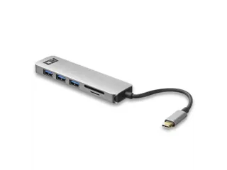 USB-C Hub 3.0 3x USB-A Cardreader PD - 14