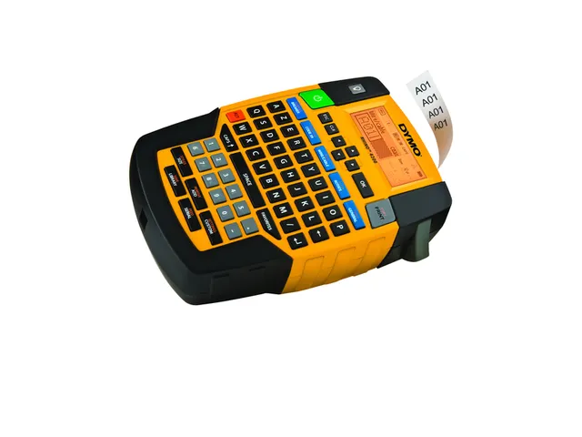 Labelprinter Dymo Rhino 4200 industrieel azerty 19mm geel in koffer