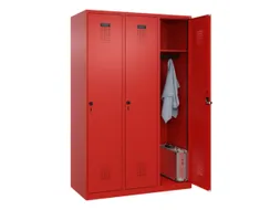 locker,HxBxD 1850x1200x500mm,3vak,vak B 400mm,draaigrendel
