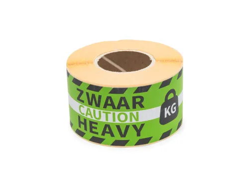 Verpakkingsetiketten 46x125mm Op Rol Heavy 250 Stuks