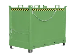 benne à fond ouvrant HxLxl 1460x1000x1800mm 2m³ Œillets de grue