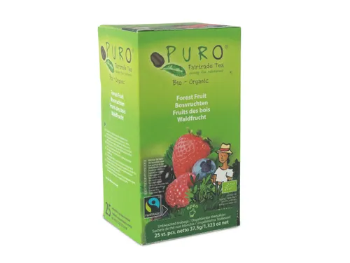 Puro Bio thee Bosvruchten Fairtrade 25 zakjes