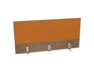 opzetpaneel,v. bureau,aanbouw achter,B 1200mm,NT-cherry,BN3005-geel - 1
