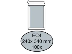 Envelop Quantore Bordrug Ec4 240X340Mm 120Gr Wit Zelfklevend