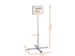 Vloerstandaard info stand outdoor A4 grijs