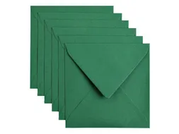 Envelop Papicolor 140x140mm Dennengroen Gegomd