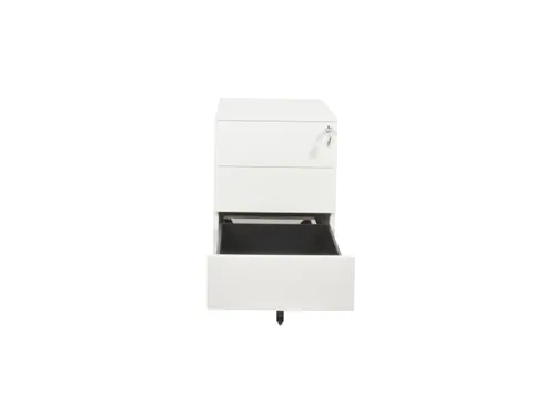 Claudius Basic N wit verrijdbaar ladeblok 3 lades 58cm diep