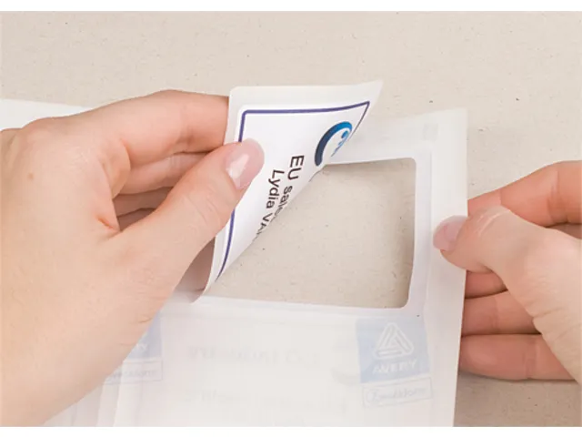 Naambadge etiket Avery J4785-20 80x50mm Inkjet 200 stuks
