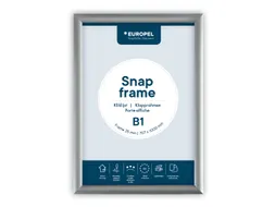 Europel Kliklijst Premium B1 70x100cm 25mm Zilver
