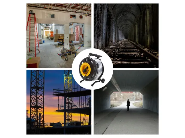 Flexibele led-lichtslang op haspel 30 Meter Koud WIT