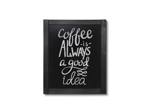 Natura Krijtbord Classic Wand Zwart 50x60cm