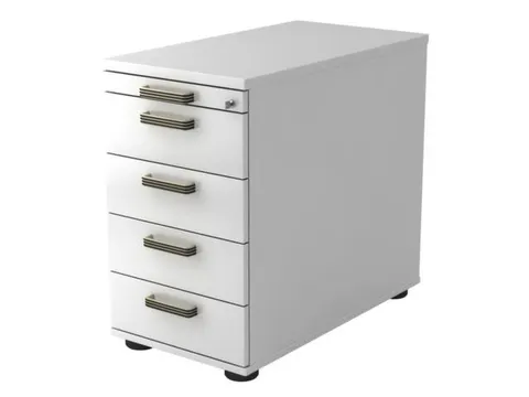 stationaire ladeblokken,HxBxD 720-760x428x800mm,4lade(n),mat.-lade