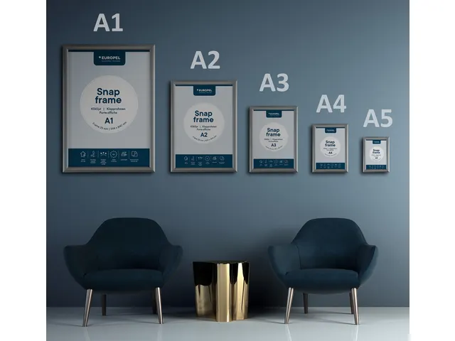 Porte-affiche clipsable Europel A2 25mm