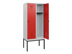 schoollocker,HxBxD 1950x800x500mm,2vak,vak B 400mm,draaigrendel