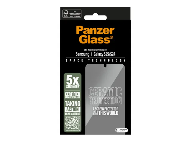 PanzerGlass Ceramic Screen Protector Samsung Galaxy S25 | S24 | Ult