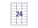 Etiquettes L4773rev-20 Ultra-résistantes Laser 63,5x33,9mm