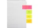 Index 20x50mm Blister 4 Kleuren 50 Tabs Per Kleur