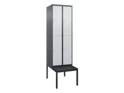 Dubbeldekse dekenkist,HxBxD 2120x600x815mm,2x2vak.,vak B 300mm