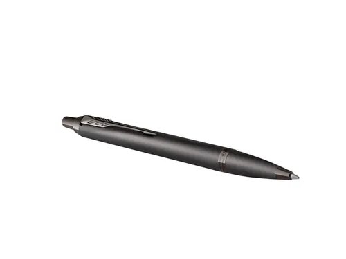 Balpen Parker IM Monochrome Gun Metal Medium + blauwe inkt