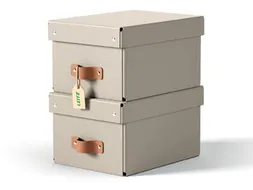 Puro opberdoos small A5 7 liter beige 2 stuks