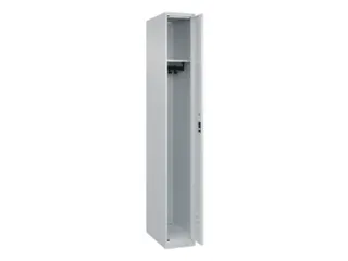 locker,HxBxD 1850x250x500mm,1vak,vak B 250mm,cil.-slot,staand op vloer - 1