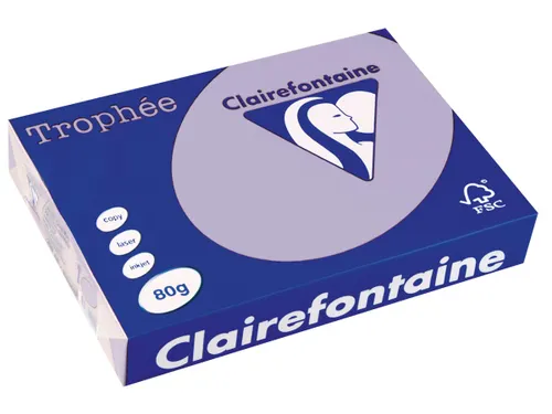 Trophée Pastel gekleurd papier A4 80 gram 500vel Lila