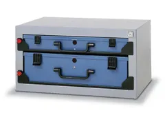 Opbergtoren Met Assortimentskoffers Plaatstaal 555x350mm Koffer D + H