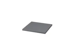 houten vloer v. kantoorstelling BxD 367x376mm dikte 22mm grafiet