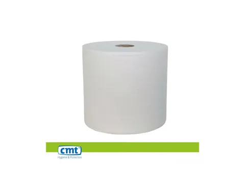Poetsrol Industrie Eco Cel 1-laags 1.000m Wit 2 Rol