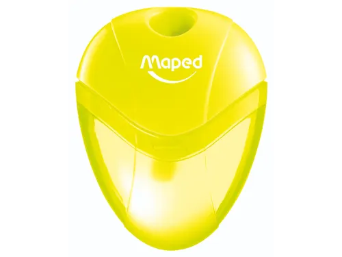 Maped I-Gloo potloodslijper NEON met opvangbakje 1-gaats Assorti