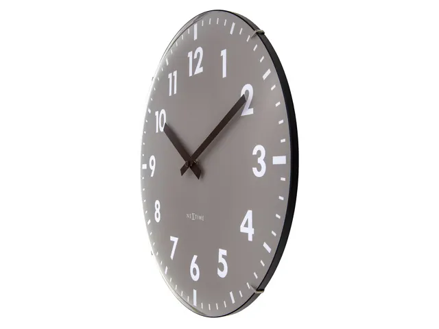 Wandklok NeXtime Duomo 35cm kaki