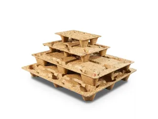 Moulded Pallet Inka F 8LF/S bruin 800x1200x135mm 50 Stuks - 1