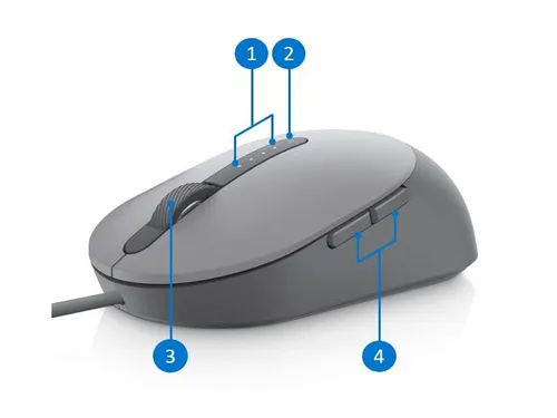 Dell MS3220 bekabelde lasermuis USB Zwart