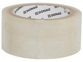 Donau verpakkingstape PP Hot-Melt 48mmx66m 50 micron transparant - 2