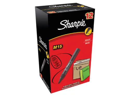 Viltstift Sharpie rond M15 1.8mm zwart