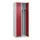 locker voor scheiding van kleding,HxBxD 1850x600x500mm,2vak