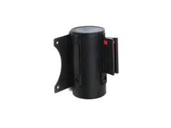 Wandcassette Afzetlint Zwart met 3 meter Zwarte trekband