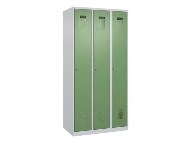 locker voor scheiding van kleding,HxBxD 1850x900x500mm,3vak