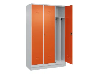 locker voor scheiding van kleding,HxBxD 1950x1200x500mm,3vak - 2