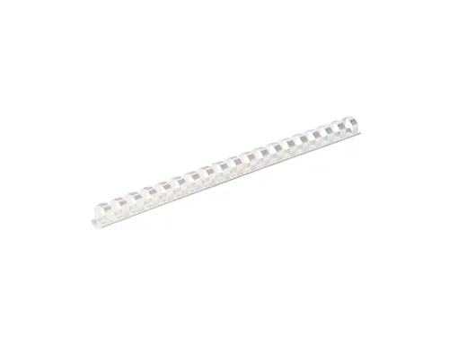 Plastic Bindrug 21 Rings Wit 10mm Doos 100 stuks