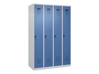 locker,HxBxD 1850x1200x500mm,4vak,vak B 300mm,draaigrendel - 3