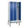 locker met bank,voor scheiding van kleding,HxBxD 2120x900x815mm,3vak